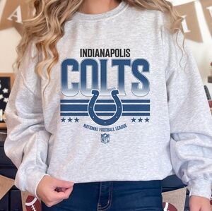 Indianapolis Colts Football Crewneck Sweatshirt NEW